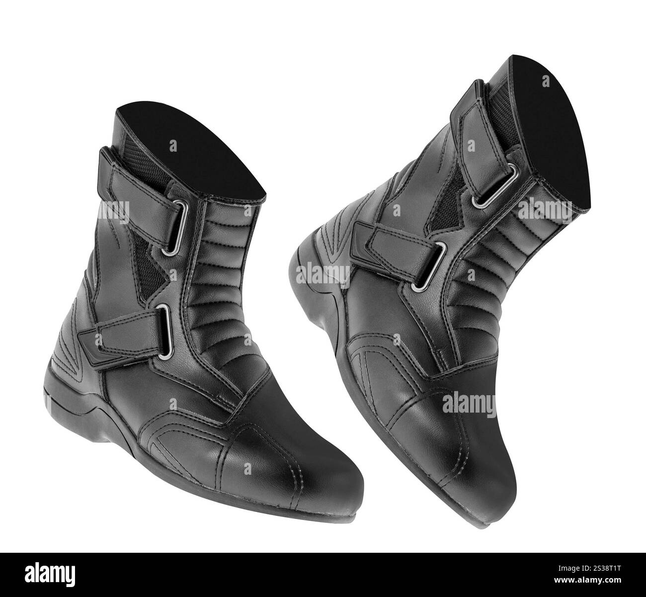 une botte sur fond blanc. démarrer sur fond blanc Banque D'Images