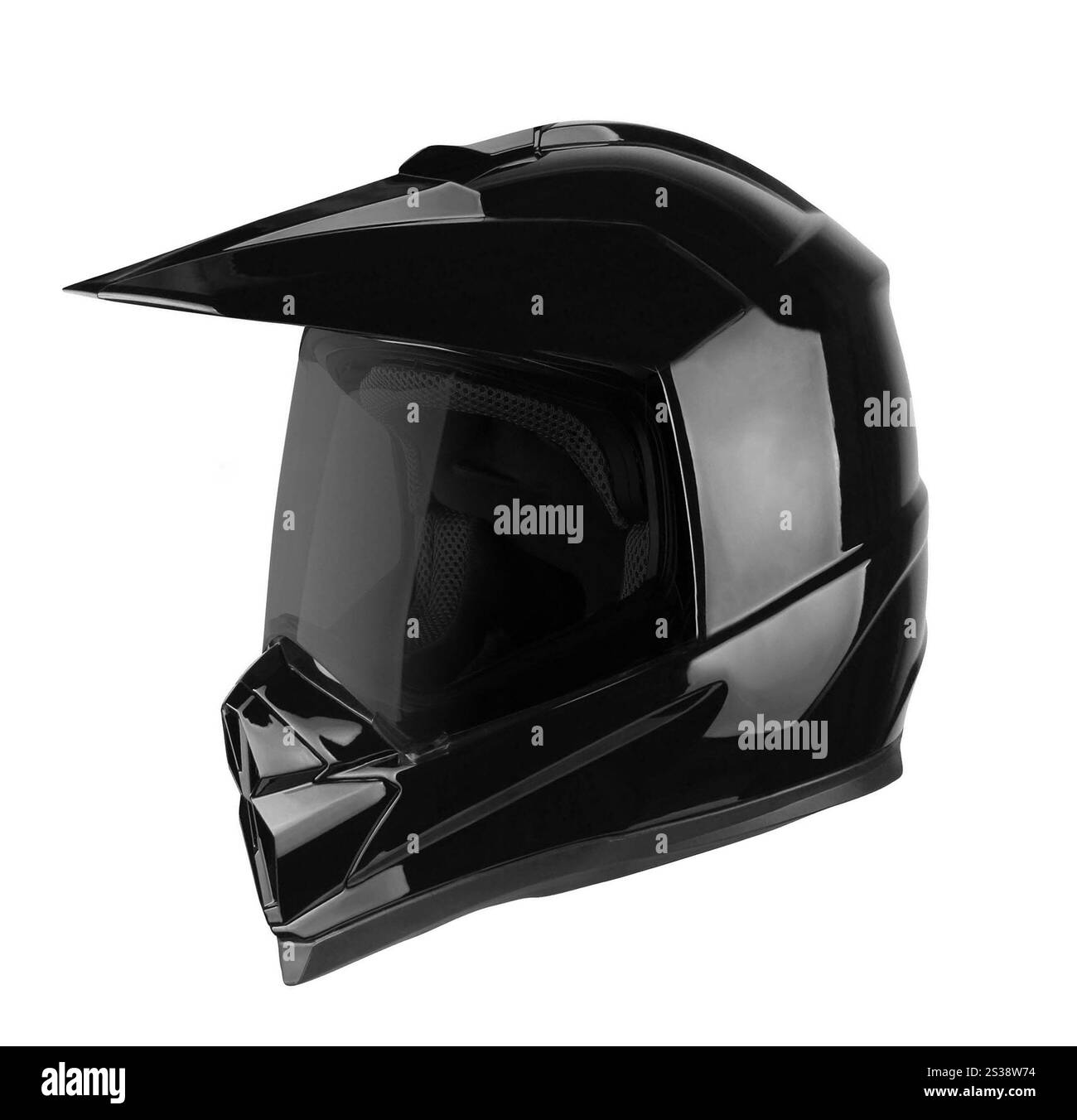 Casque isolé sur fond blanc. Casque isolé Banque D'Images