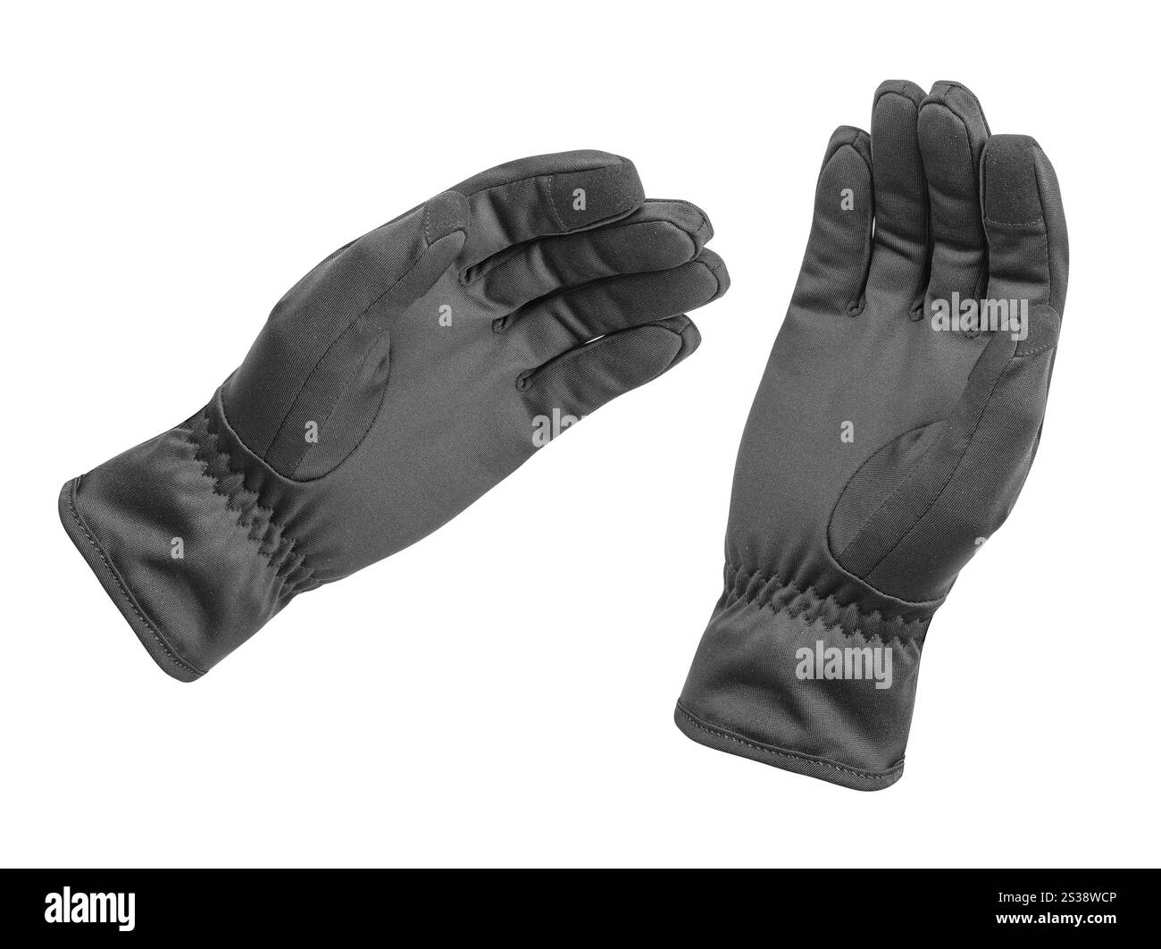 gants isolés sur fond blanc. gants isolés Banque D'Images