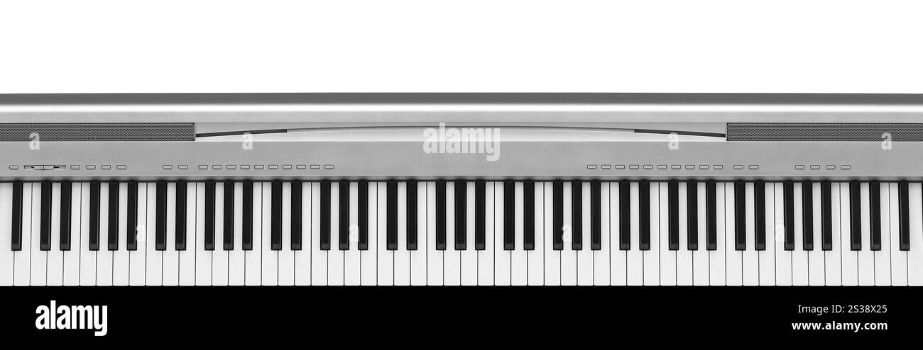 synthétiseur bleu isolé sur fond blanc. synthétiseur bleu isolé Banque D'Images synthétiseur bleu isolé sur fond blanc. synthétiseur bleu isolé Banque D'Images