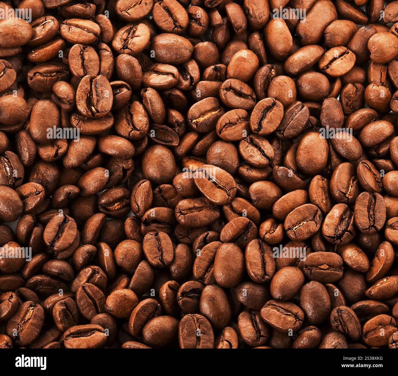 fond ou texture des grains de café torréfiés Banque D'Images