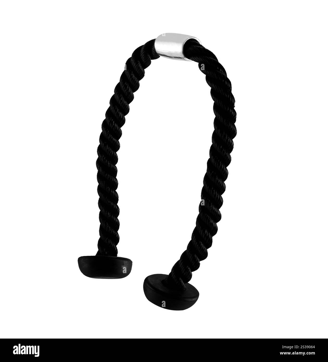 Corde à Triceps Harayaa – 2 Longueurs Réglables, Poignée Néoprène, Compatible Avec Poulies, Pour Gym