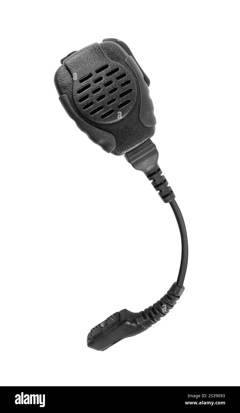 Émetteur-récepteur radio de voiture de police Banque D'Images