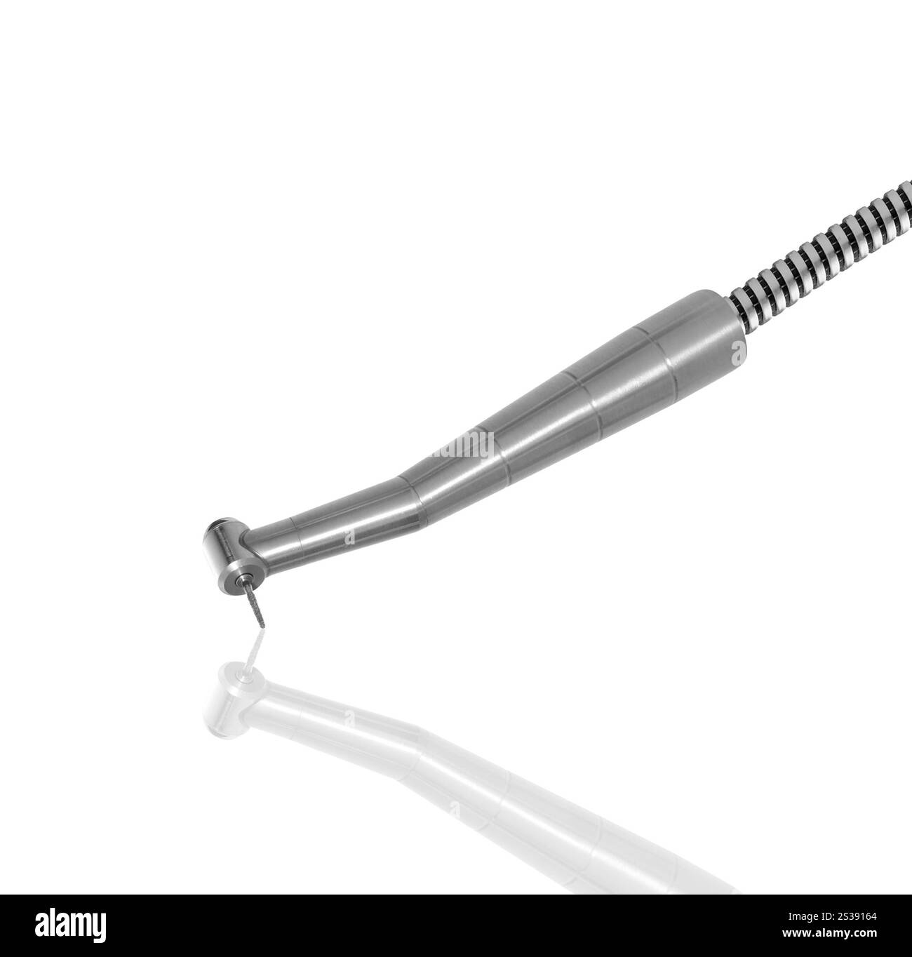 Perceuse dentaire en acier Banque D'Images