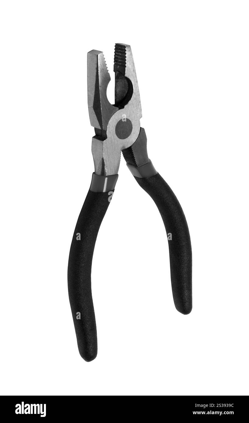 pinces avec poignées noires Banque D'Images