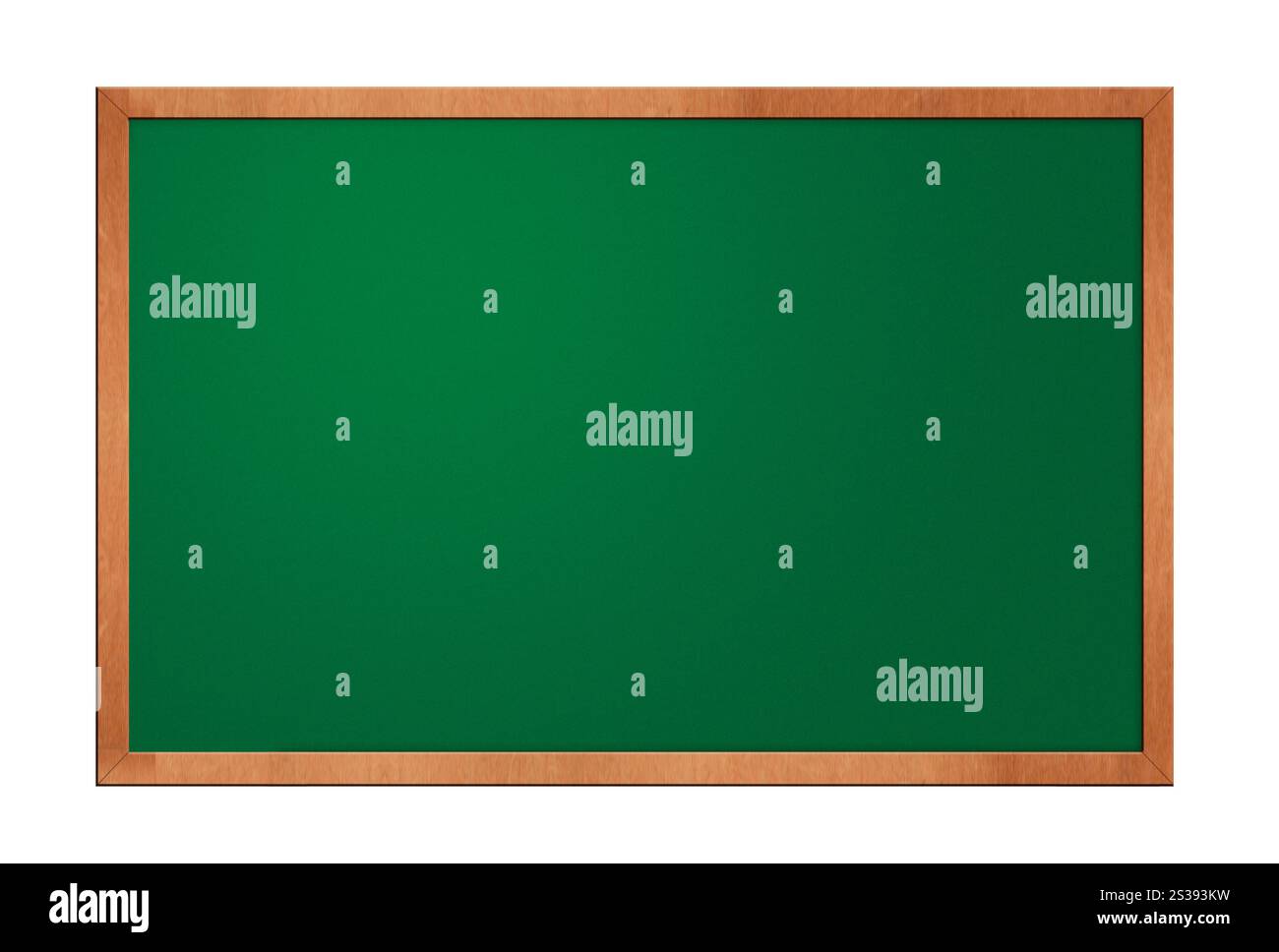 Tableau noir isolé sur fond blanc Banque D'Images