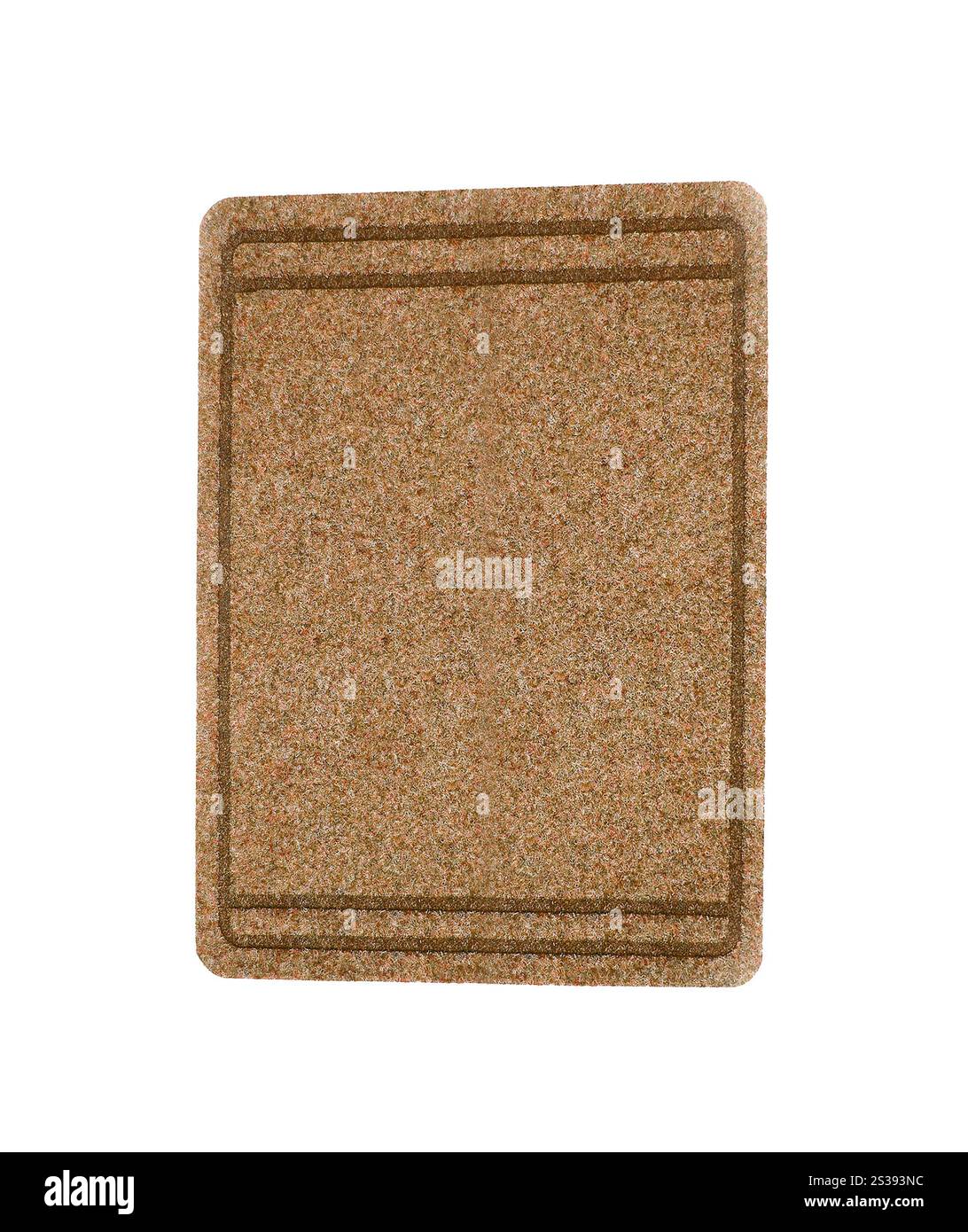 Le paillasson isolé sur fond blanc Banque D'Images
