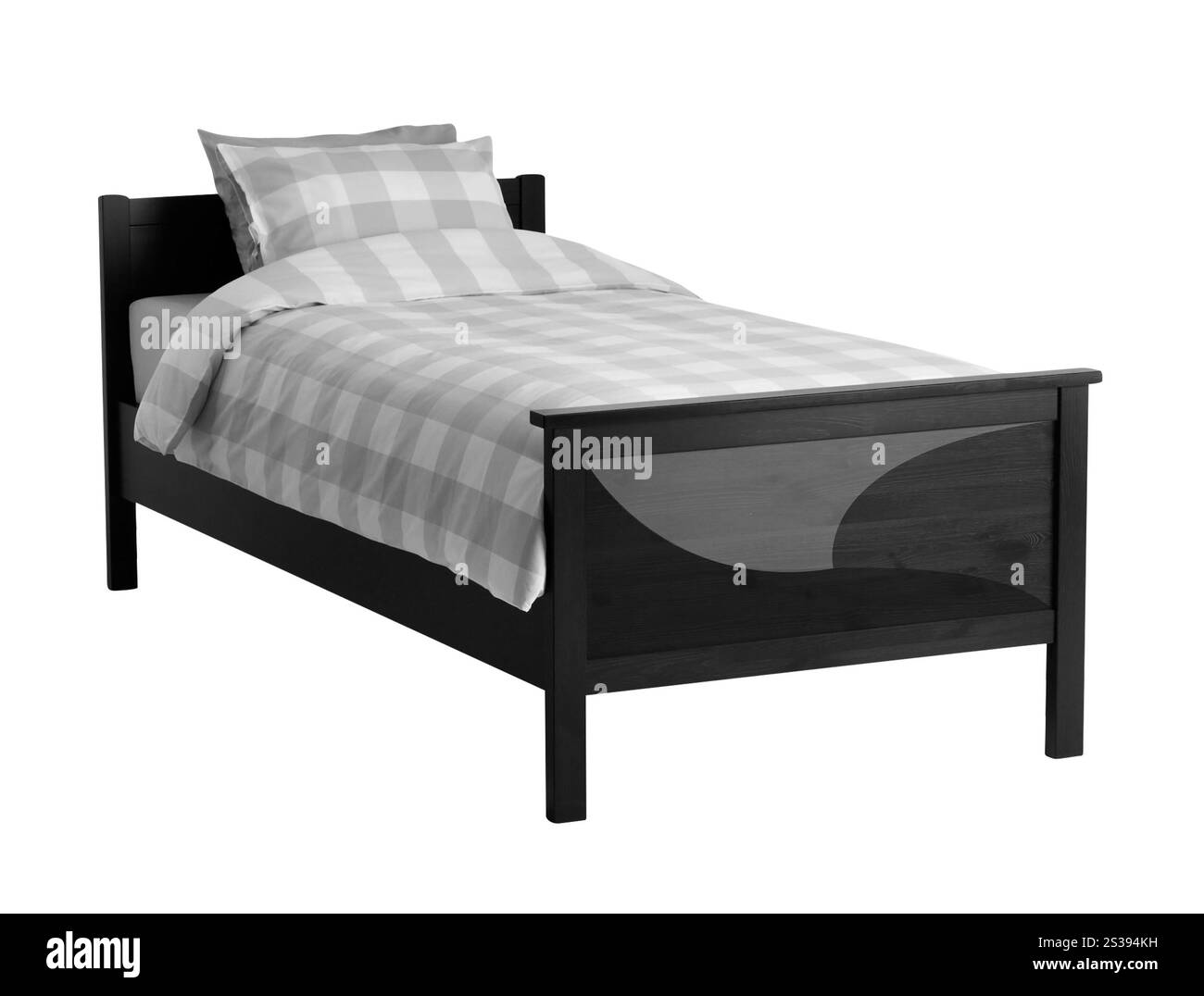 Bed isolated on white Banque D'Images