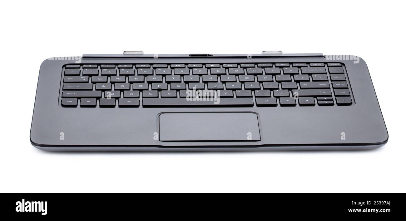 Clavier d'ordinateur isolé sur fond blanc. Clavier d'ordinateur isolé sur blanc Banque D'Images