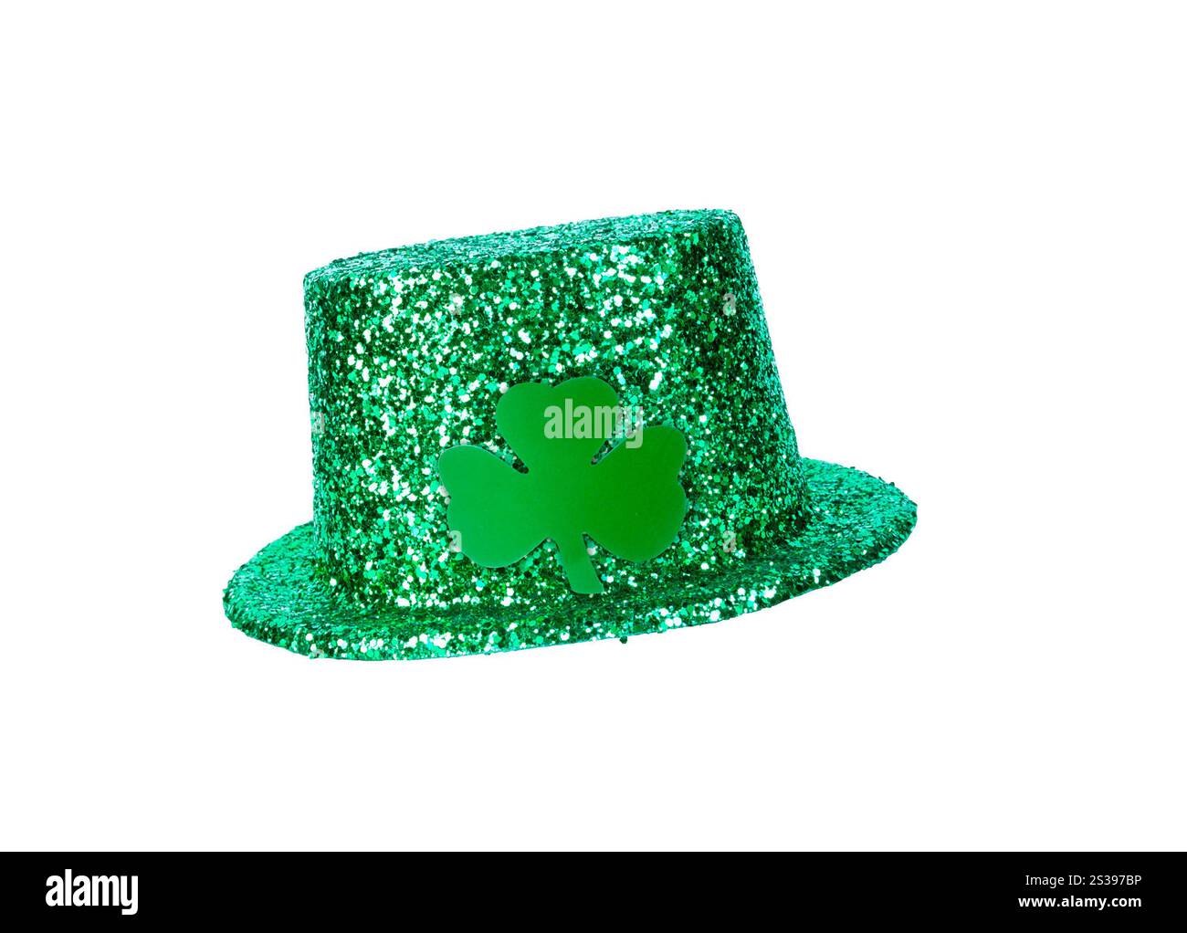 Chapeau de St Patricks Day isolé. Chapeau de fête de la St Patricks Banque D'Images