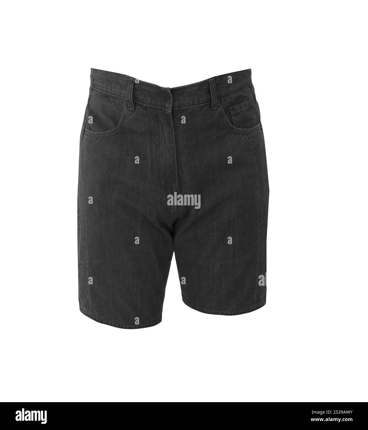 Short Jean homme isolé Banque D'Images