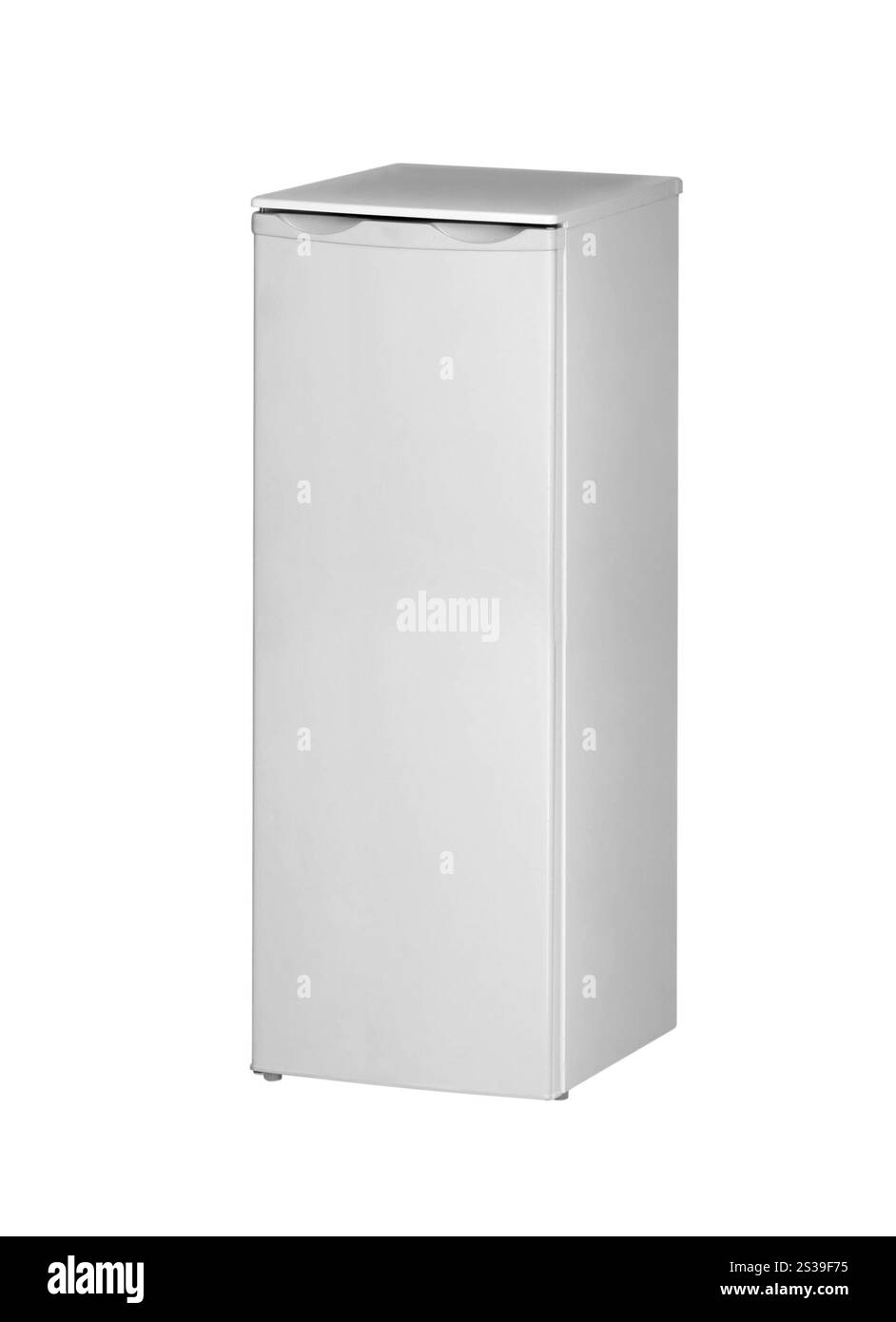 réfrigérateur isolé sur fond blanc. réfrigérateur isolé sur blanc Banque D'Images