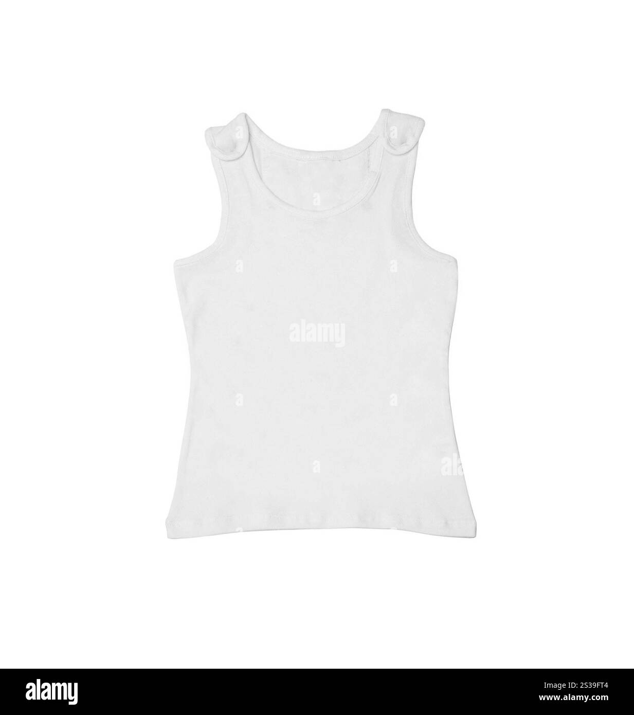 Pile de vêtements de bébé isolé sur blanc. Pile de vêtements pour bébés Banque D'Images