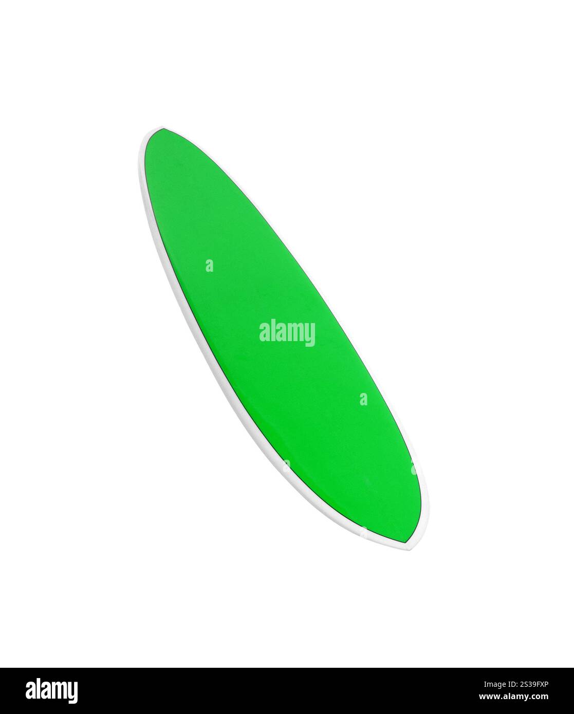 Planche de surf isolée sur blanc. Planche de surf Banque D'Images