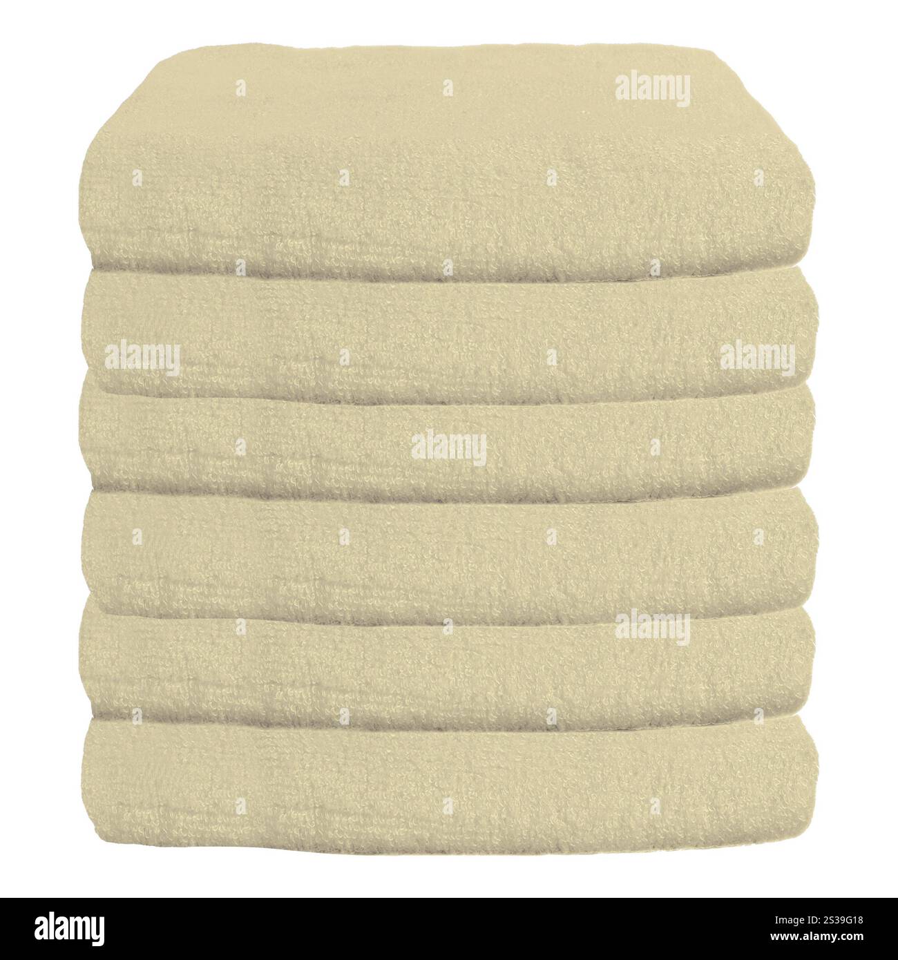 Pile de serviettes d'hôtel en peluche Banque D'Images