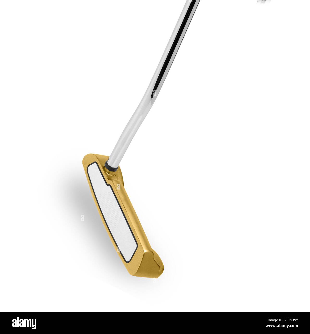 Équipements de golf isolés sur fond blanc. Equipements de golf Banque D'Images