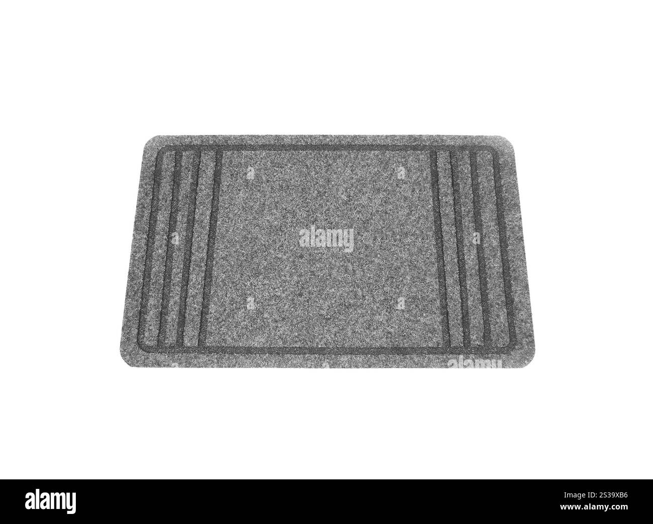 Le paillasson isolé sur fond blanc. Le paillasson Banque D'Images