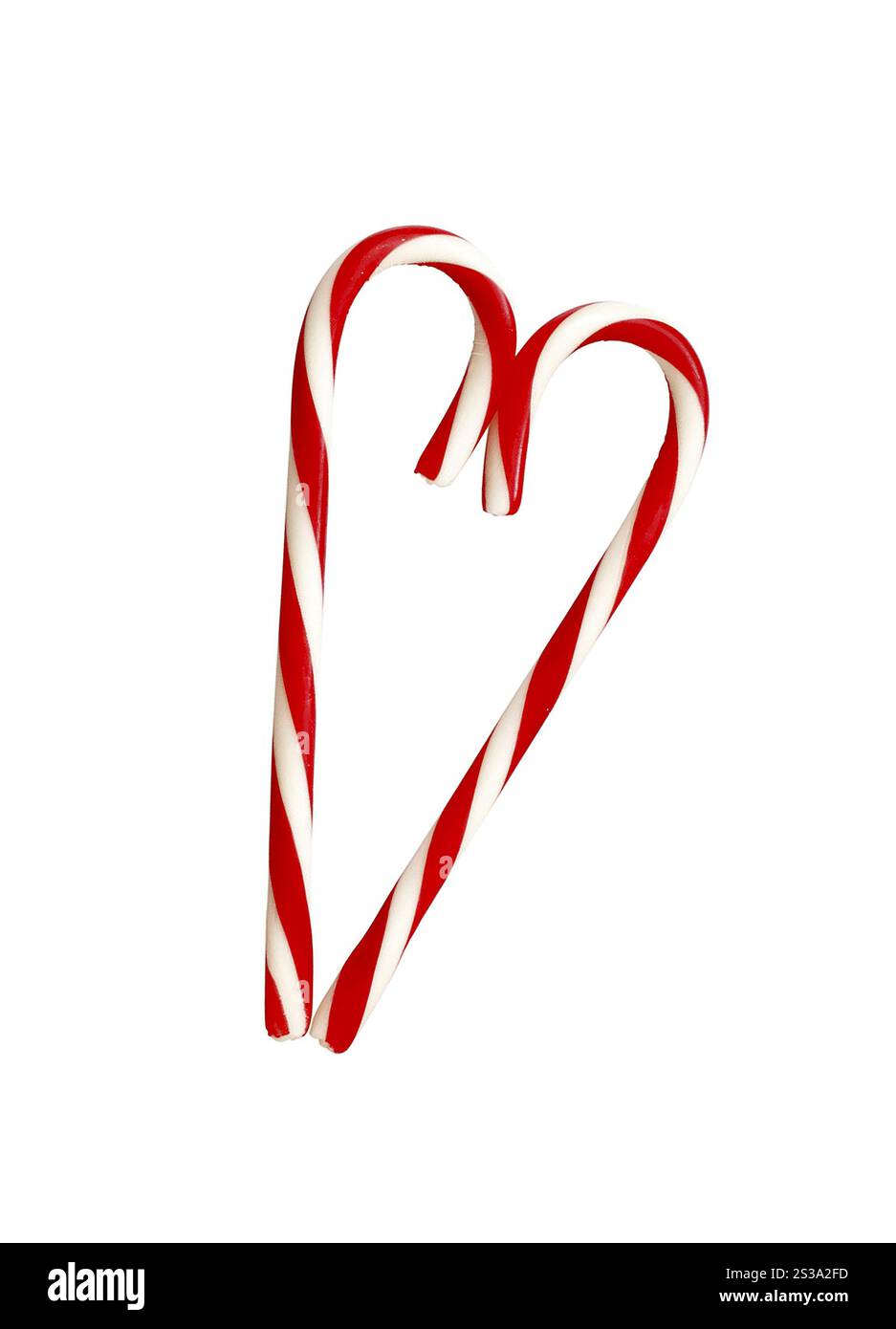 canne big candys isolée avec chemin Banque D'Images