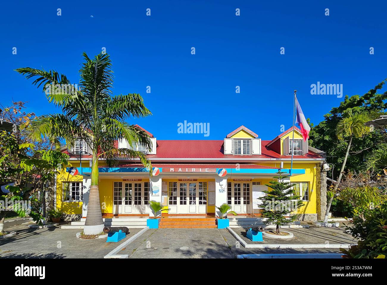 ANTILLES FRANÇAISES. ÎLE DE GUADELOUPE, ARCHIPEL DES SAINTES, TERRE-DE-HAUT, Banque D'Images