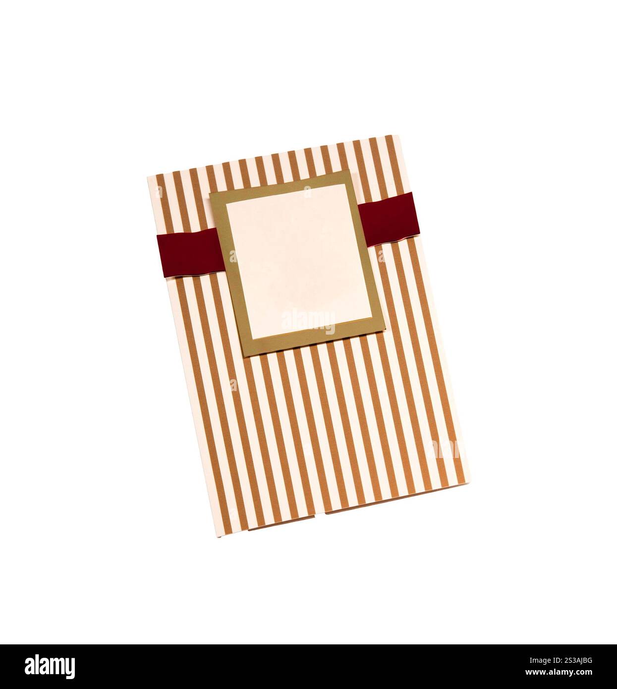 carte postale isolée sur fond blanc. carte postale isolée Banque D'Images