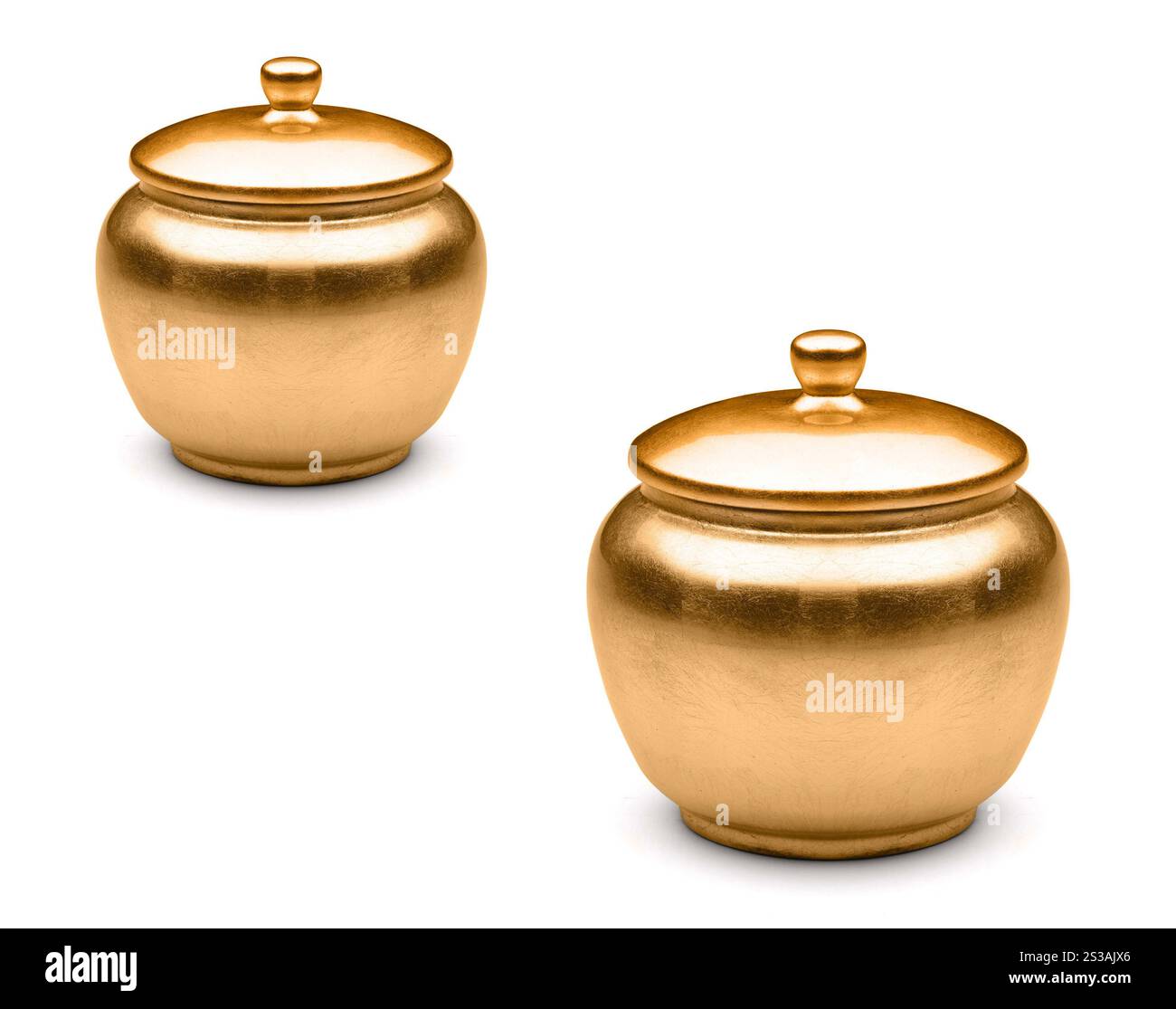 shugar pot isolé sur fond blanc. shugar pot isolé Banque D'Images