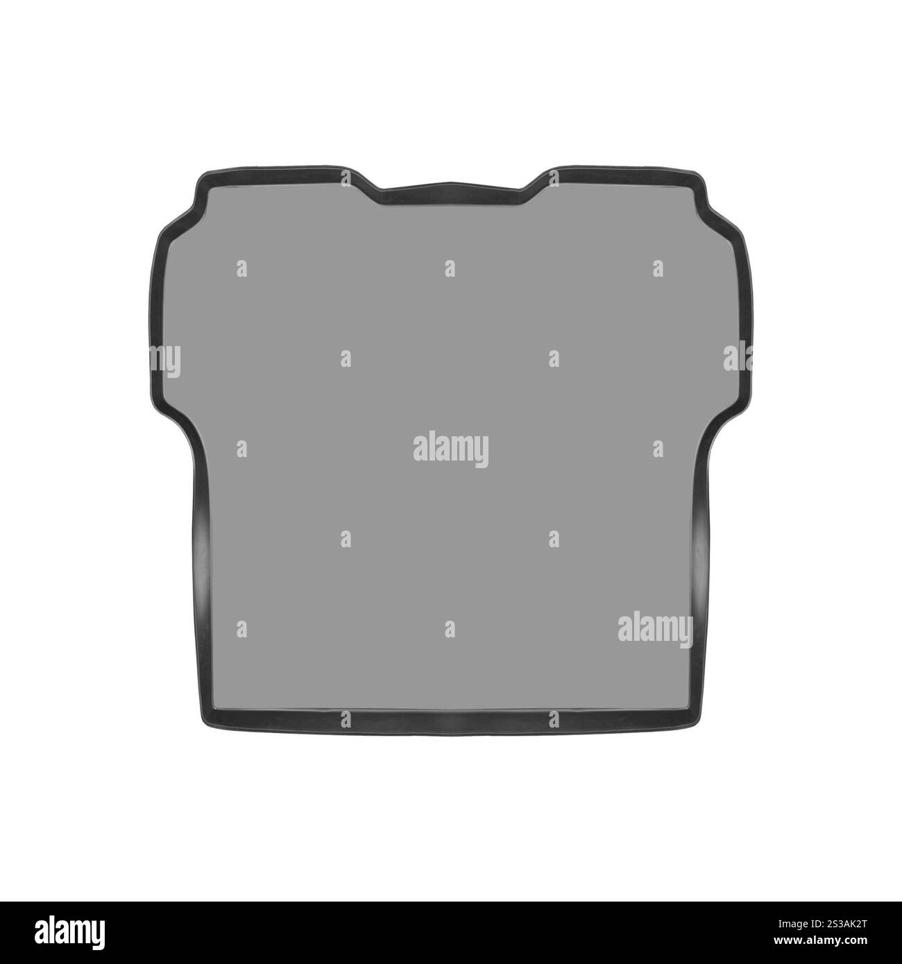 Vider la plaque de cuisson isolée Banque D'Images