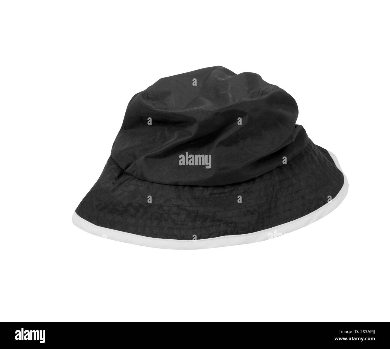 Le chapeau Panama à la mode avec fond blanc. Le chapeau Panama à la mode Banque D'Images