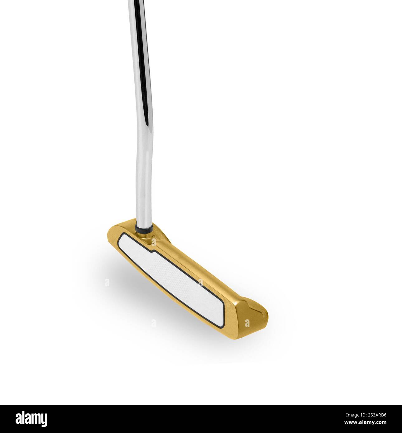 Équipements de golf isolés sur fond blanc. Equipements de golf Banque D'Images