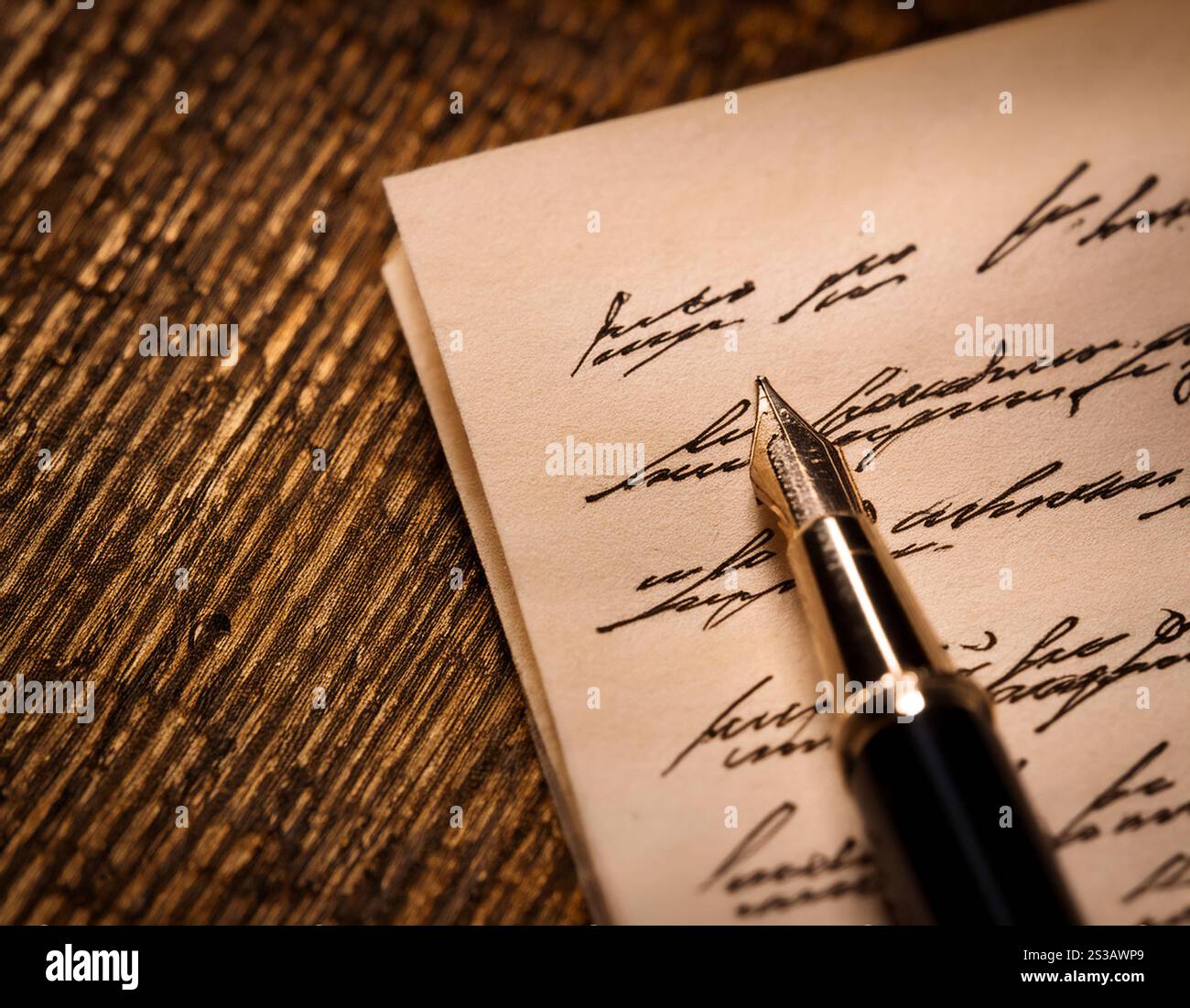 Exercices d'écriture cursive Banque de photographies et d’images à ...