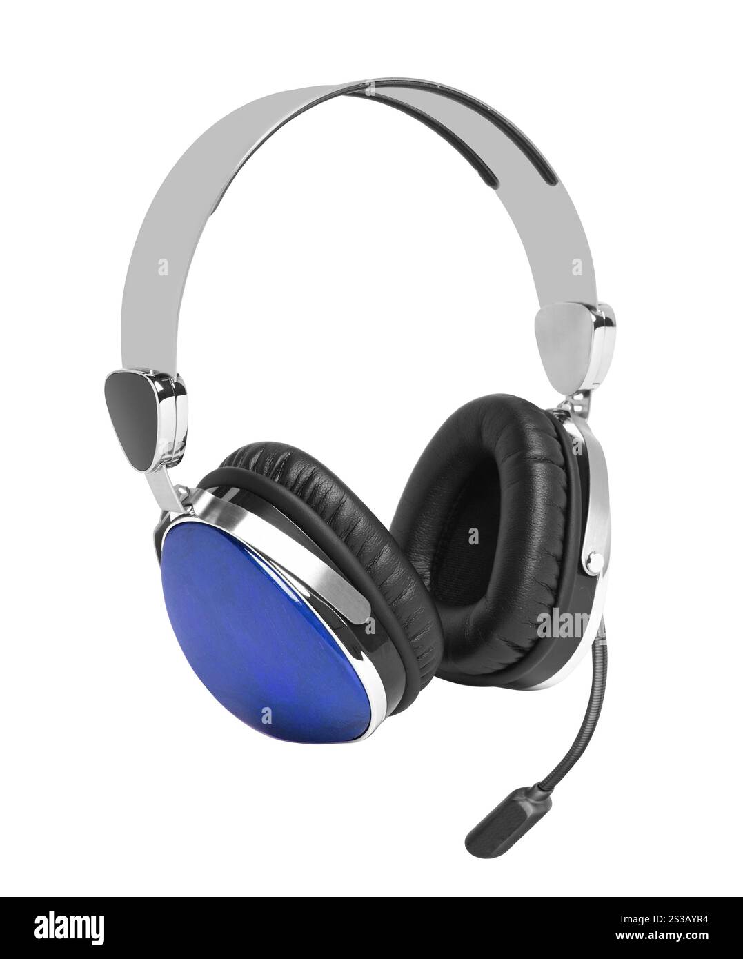 Casque vert sur fond blanc Banque D'Images