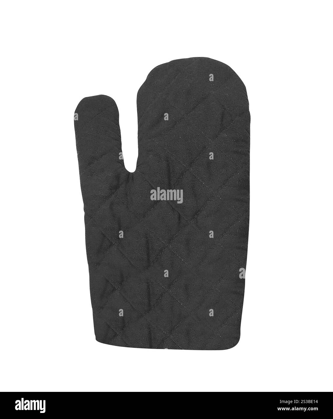 mitaine de protection thermique isolée sur fond blanc Banque D'Images