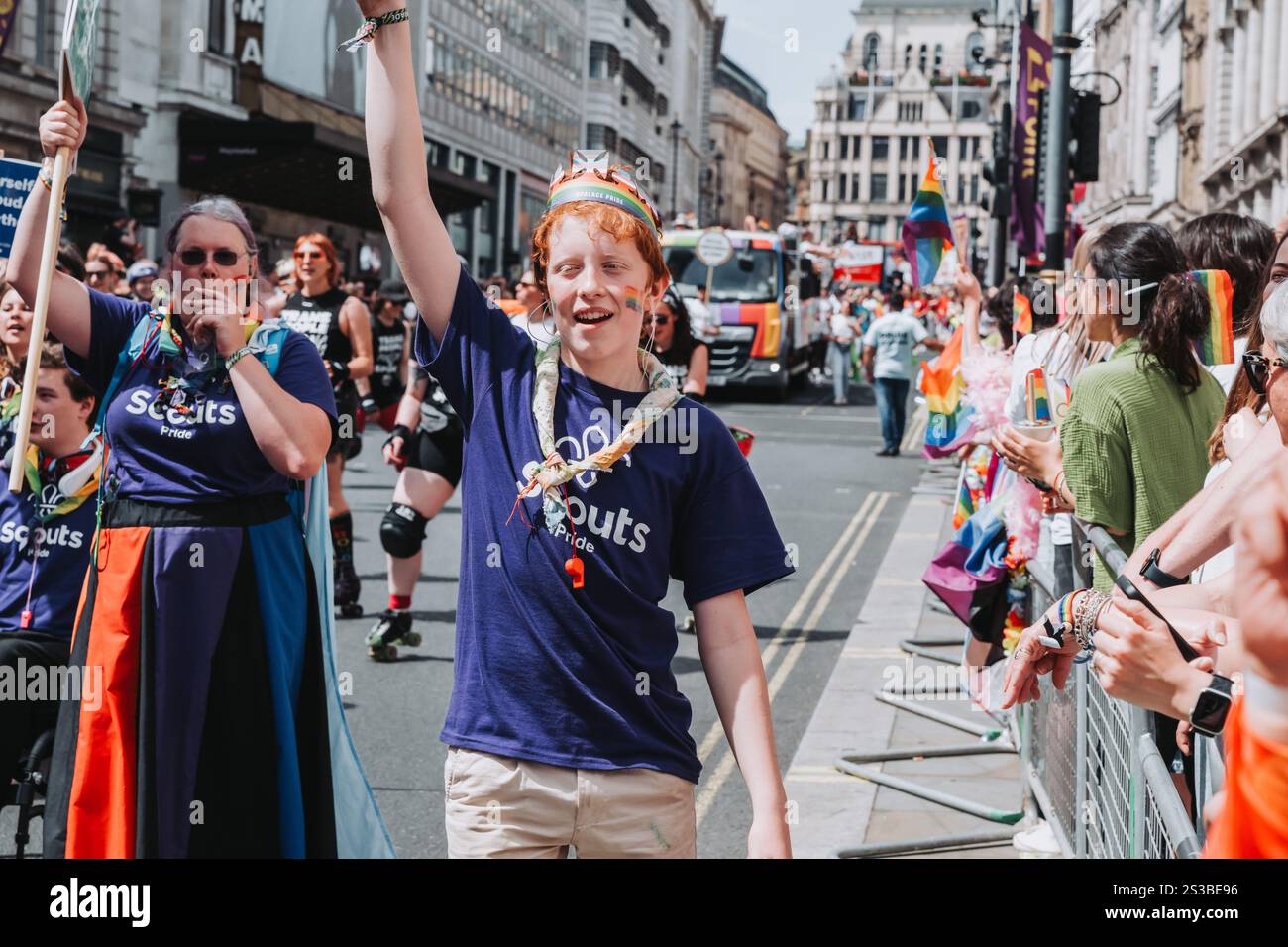 Photographie événementielle de Pride of London 2024 Banque D'Images