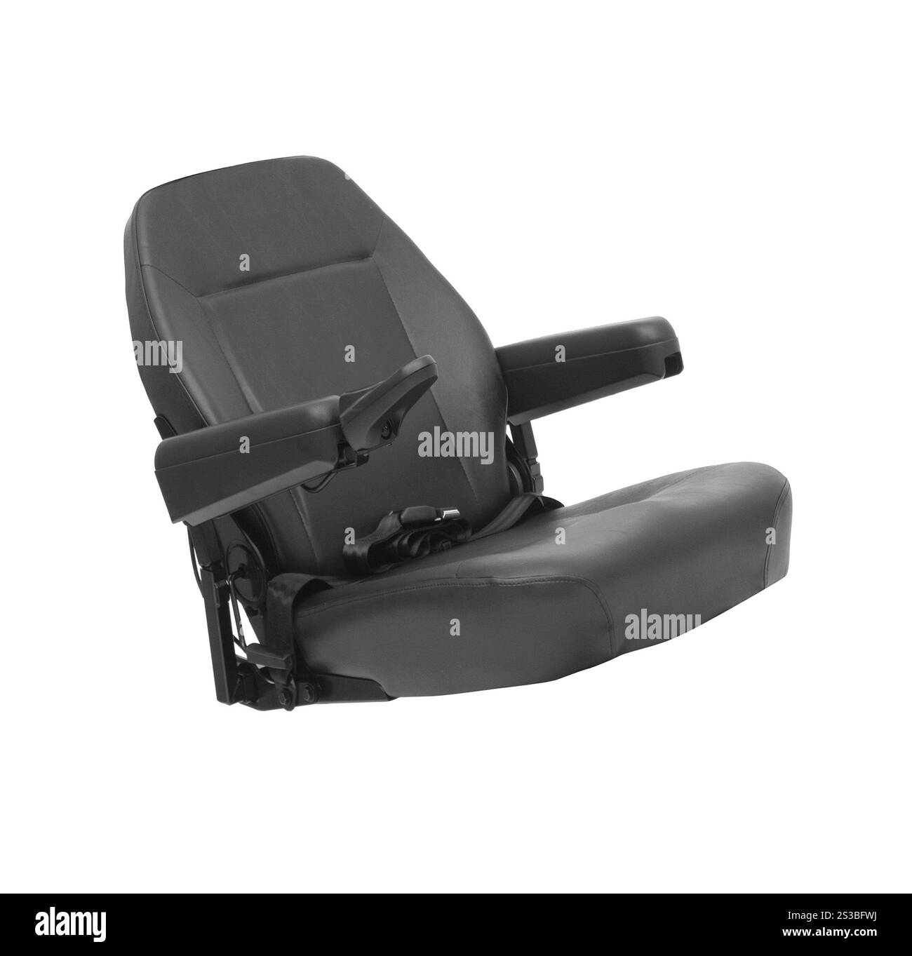 Chaise moderne pour fauteuil roulant électrique isolé. Chaise moderne pour fauteuil roulant électrique Banque D'Images