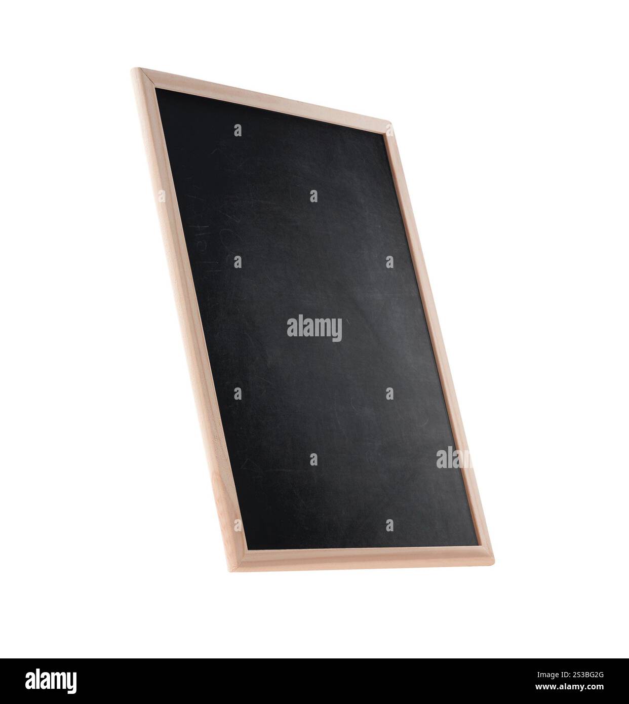 Vieux tableau noir vierge Banque D'Images