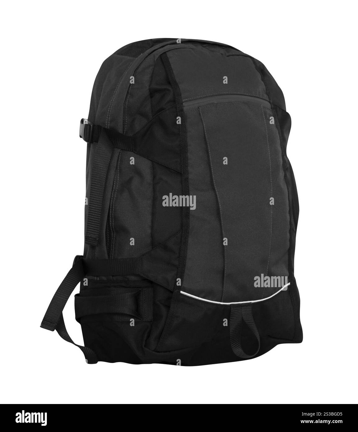 Sac à dos Black School isolé. Sac à dos Green School isolé Banque D'Images