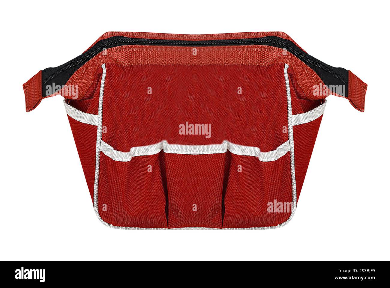 Sac à dos rouge isolé. Sac à dos vert isolé Banque D'Images