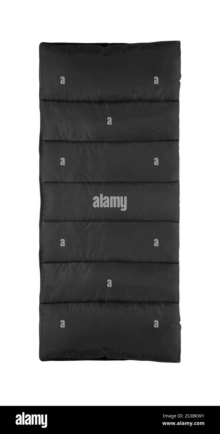 Sac de couchage isolé sur fond blanc Banque D'Images