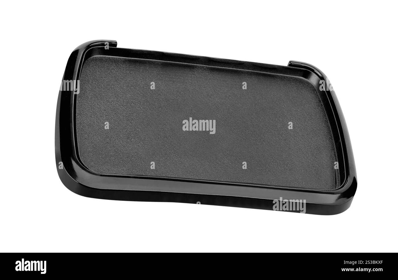 plaque de cuisson isolée sur blanc Banque D'Images