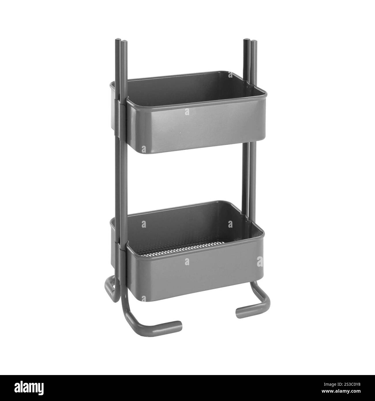 étagère à chaussures isolée sur fond blanc. étagère à chaussures isoalée Banque D'Images