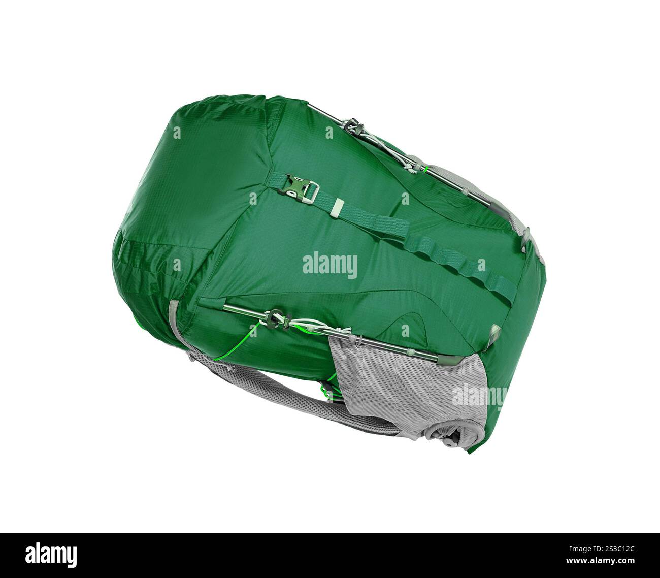 Sac à dos touristiques isolated on white Banque D'Images