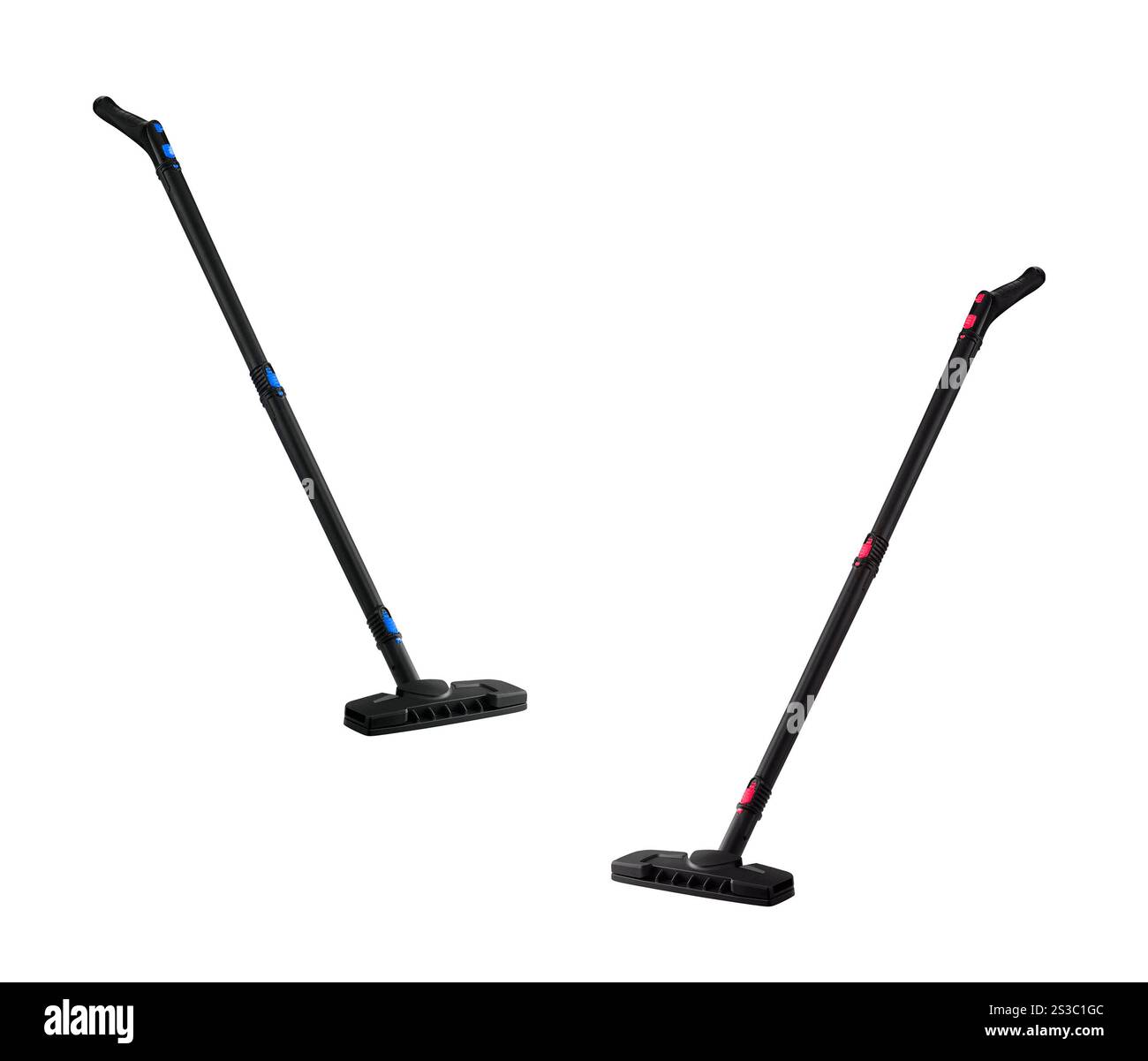 Brosse pour aspirateur isolée sur blanc Banque D'Images