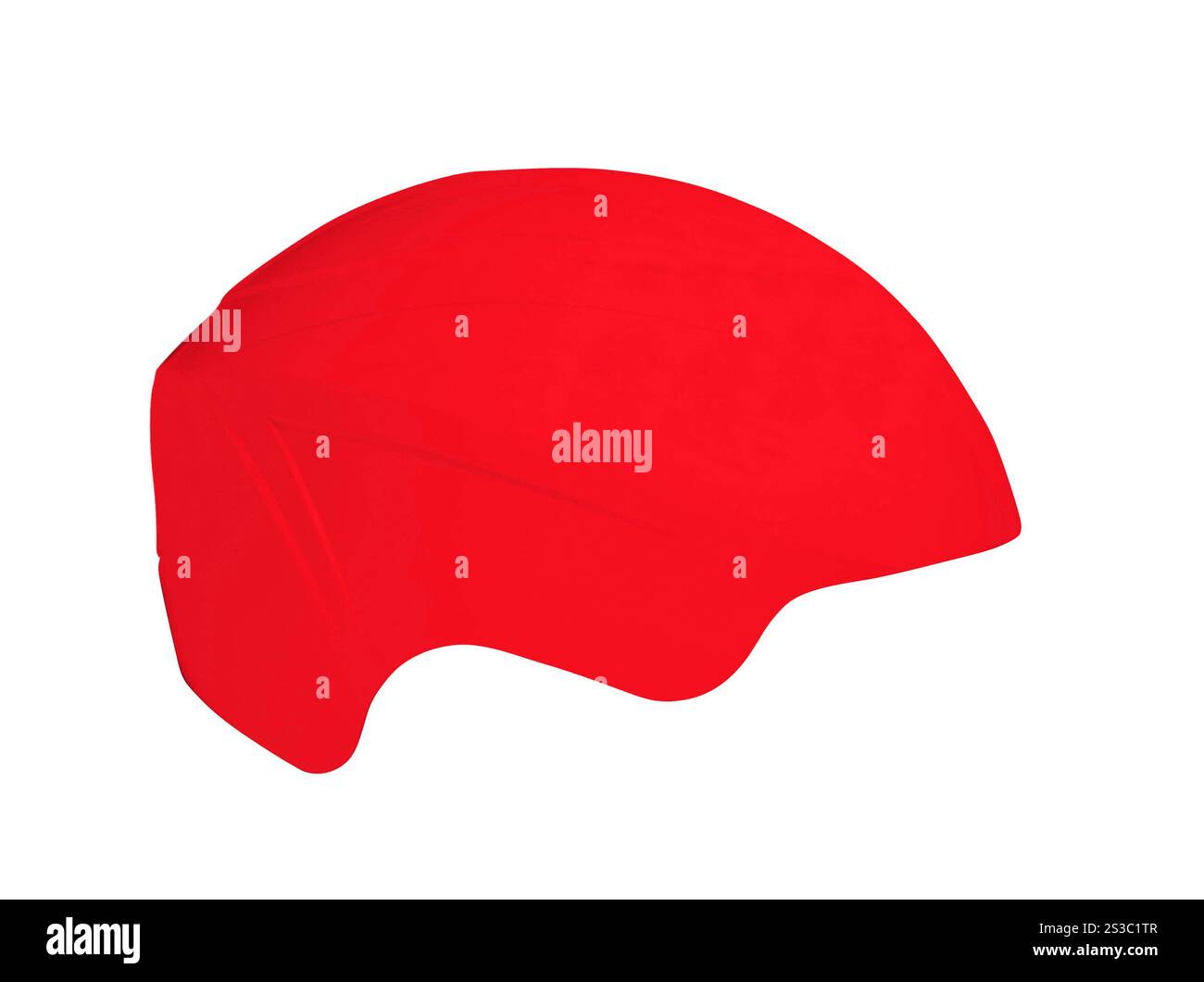 casque de sécurité rouge. Casque de sécurité jaune Banque D'Images