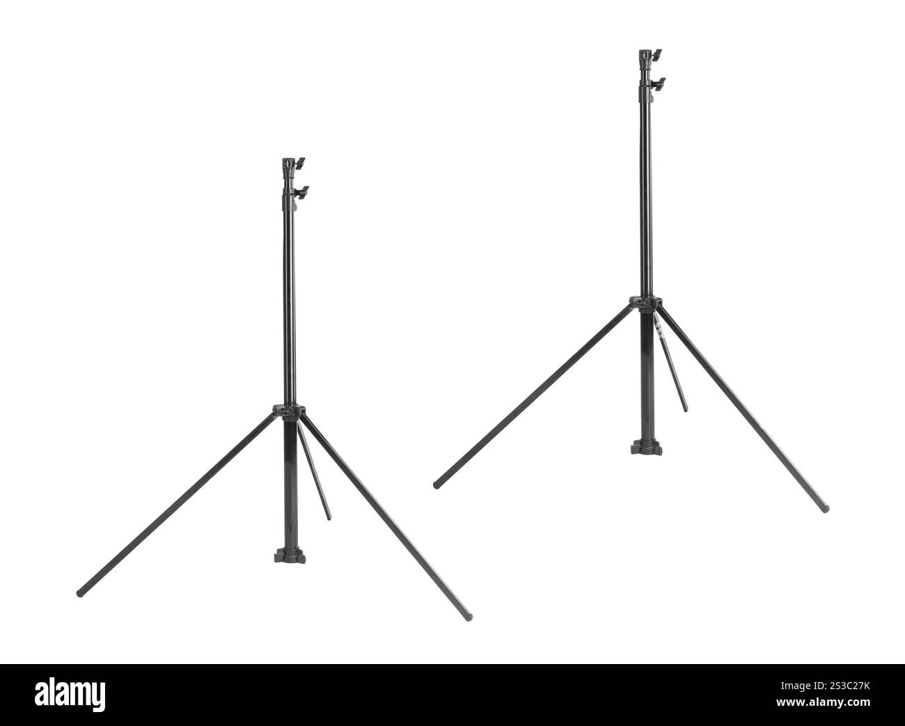 trépied photo isolé sur blanc. trépied photo isolé Banque D'Images
