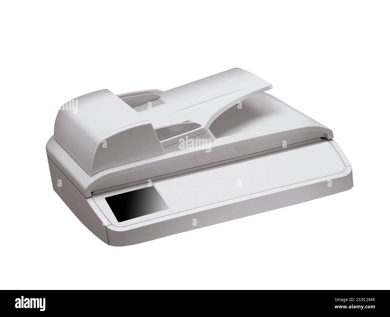 tête d'impression isolée sur fond blanc. tête d'impression Banque D'Images