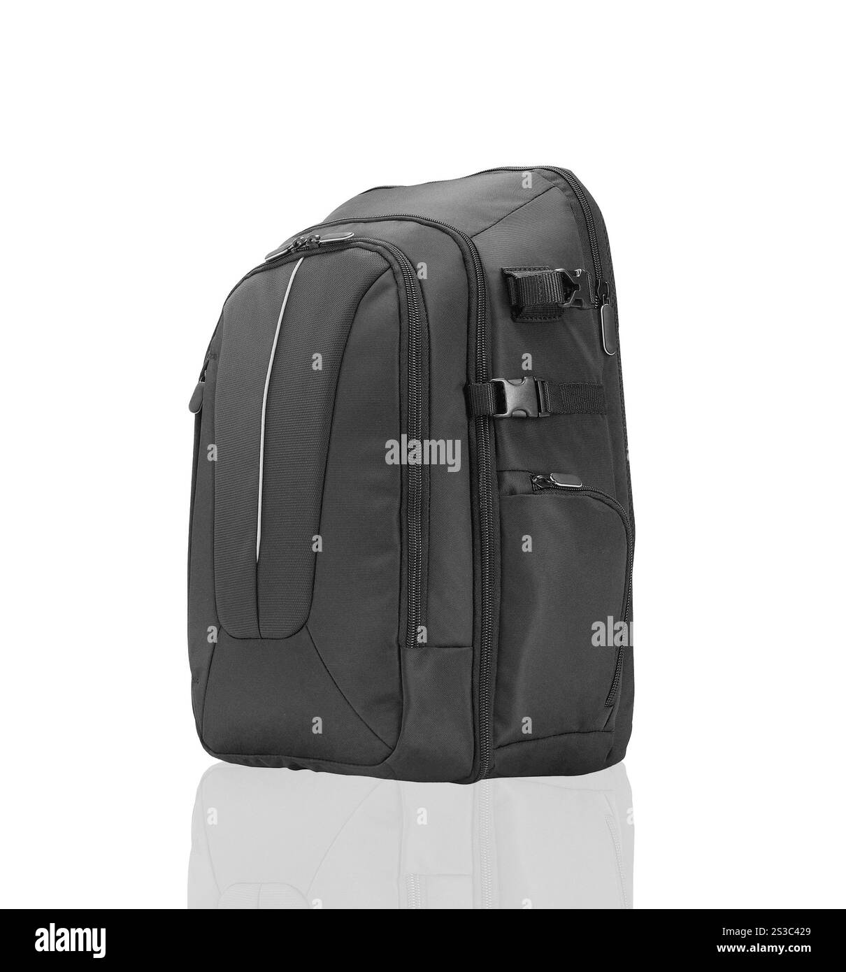 sac à dos sur fond blanc. sac à dos Banque D'Images