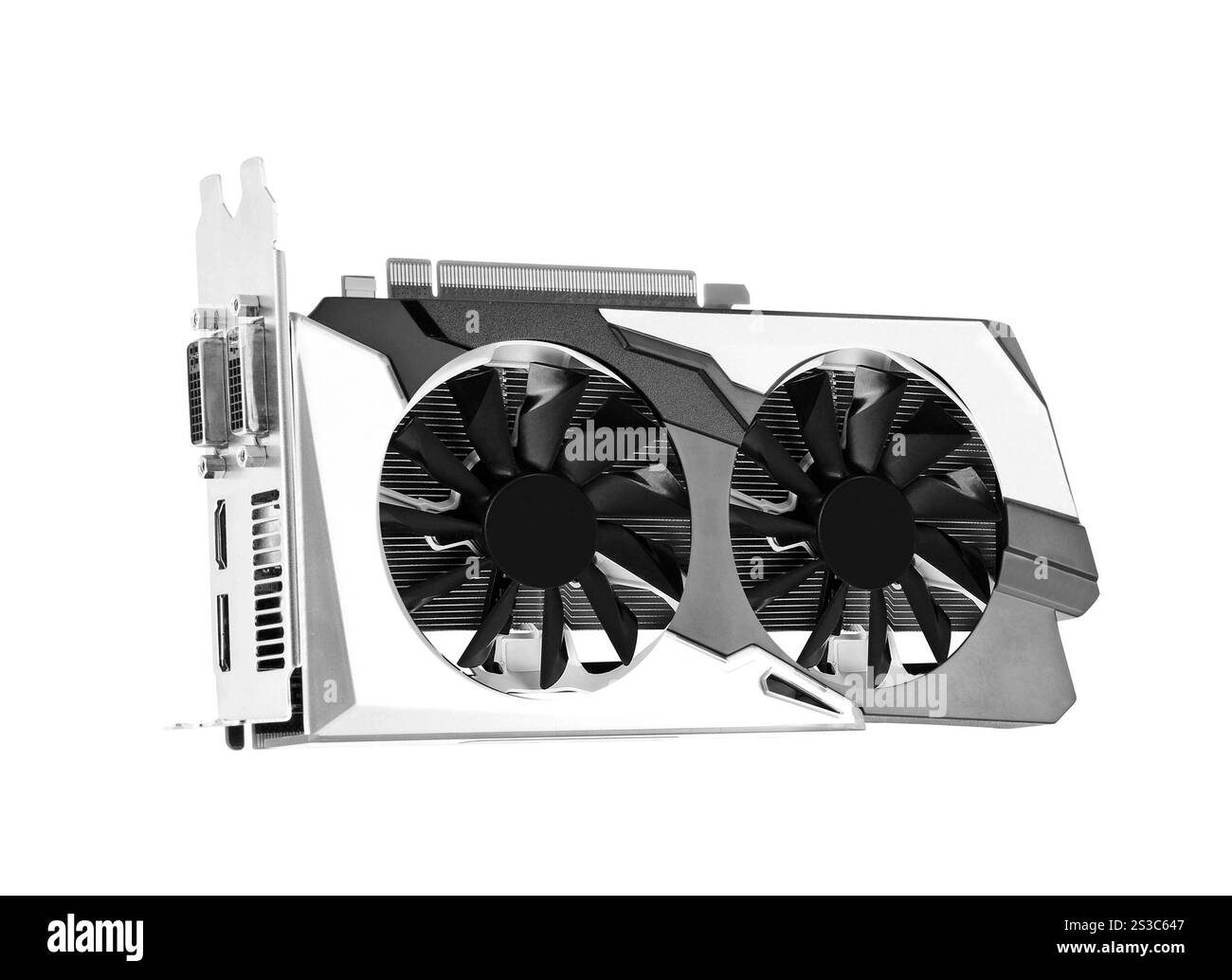 Carte graphique isolé sur fond blanc Banque D'Images