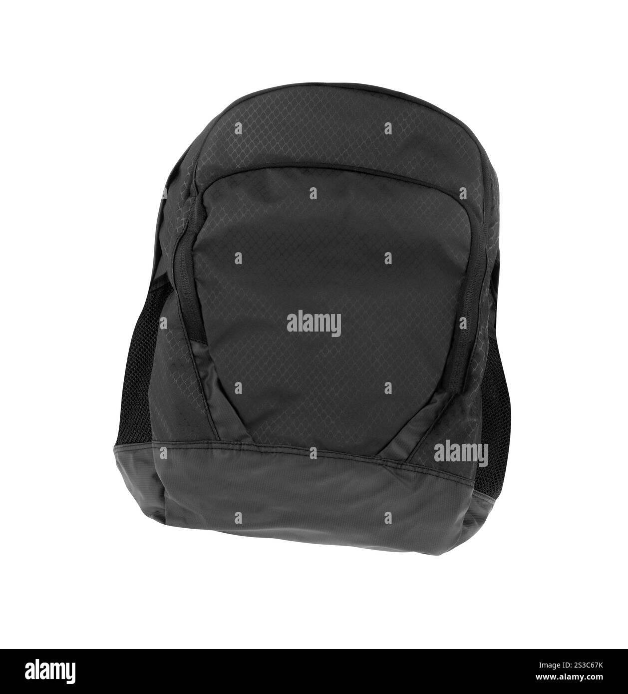 Sac à dos militaire isolé sur fond blanc. Sac à dos militaire isolé sur blanc Banque D'Images