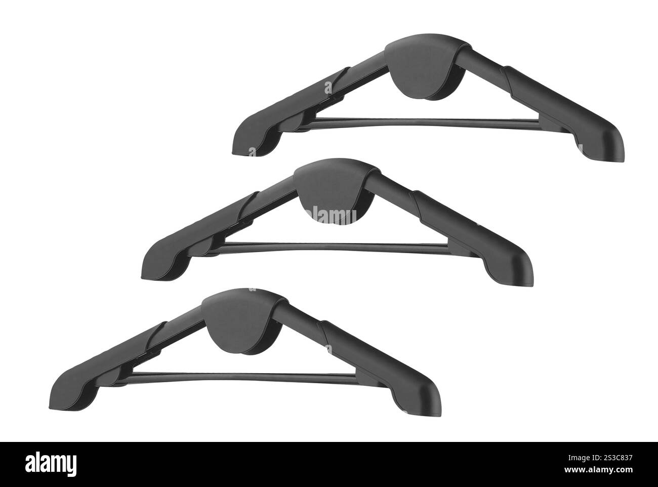 Des cintres pour les vêtements Banque D'Images