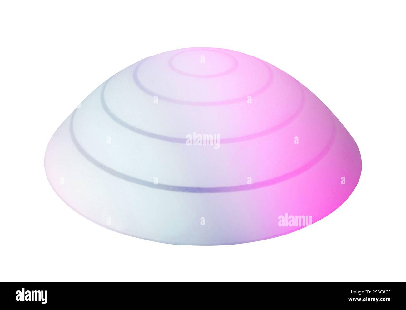 lampe lumineuse isolée sur blanc Banque D'Images