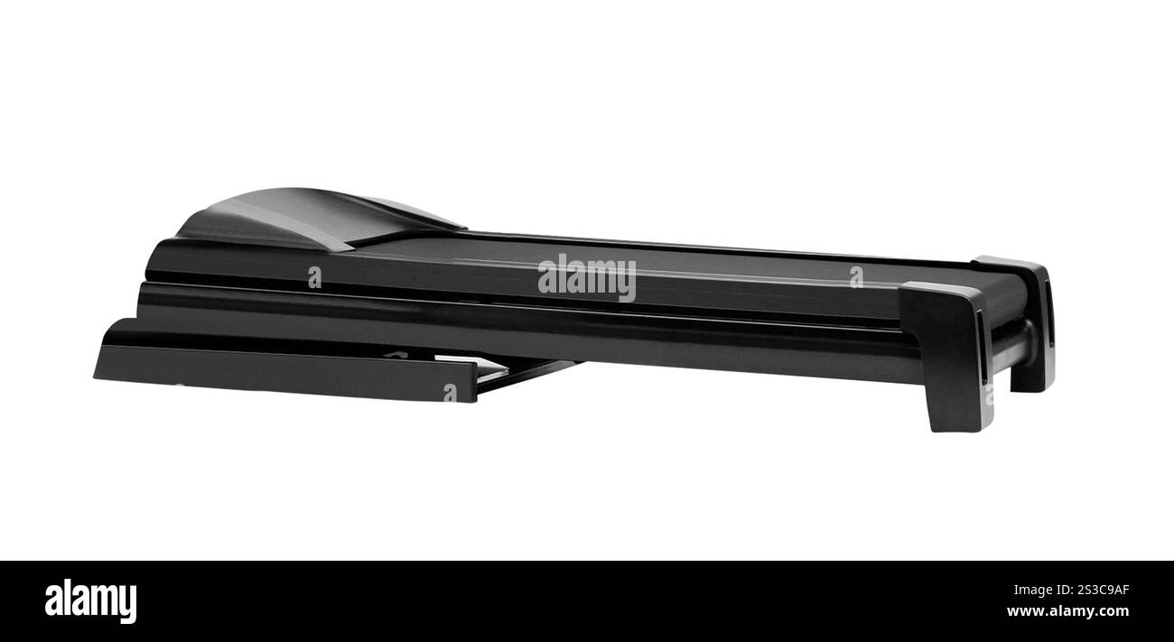 Tapis roulant isolé sur fond blanc Banque D'Images